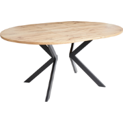 Beliani CARLEA - Eettafel-Bruin-MDF