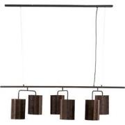 Light & Living - hanglamp - Edisa - bruin - metaal - grote eettafellam...