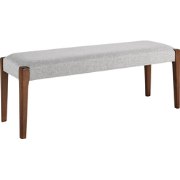 Beliani ELYRIA - Bedbank-Grijs-Polyester
