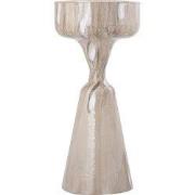 PTMD Maran Cream Shiny Ironsidetable Round L