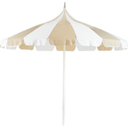 Beliani MINOA - Marktscherm-Beige-Polyester