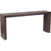 PTMD Kyro Brown Mango Wood Rectangle Sidetable