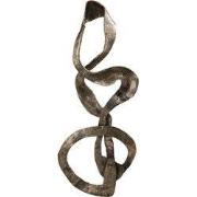 PTMD Neven Gold Casted Alu Metal Swirl Wall Panel L