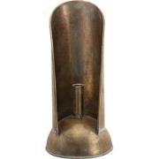 Clayre & Eef Kandelaar  Ø 16x35 cm Koperkleurig Metaal Rond Kaarsensta...