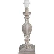 Clayre & Eef Lampenvoet   Ø 14x43 cm  Bruin MDF Lampvoet