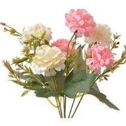 Clayre & Eef Kunstbloem 28 cm Roze Beige Kunststof