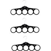 Nordix Vilten Hanger - Voor Sjaals en Riemen - 3 Stuks - Zwart - Ophan...