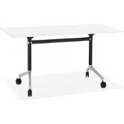 Groot FLEXO klapbureau 160x80x73 cm Wit