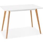 MARIUS kleine tafel 120x80x76 cm Wit