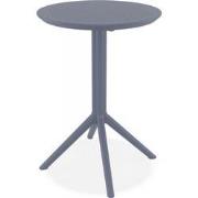 GIMLI 60 DINING ronde klaptafel 60x60x74 cm Grijs