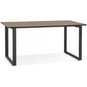 Groot recht directiebureau GIMINI 180x90x755 cm Bruin