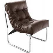 LOFT loungestoel 57x71x75 cm Bruin