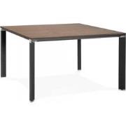 XLINE vergadertafel 140x140x745 cm Bruin