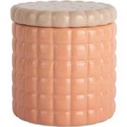 Present Time - Storage Jar Biscuit Box - Peach orange
