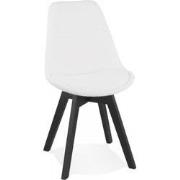 LINETTE design stoel 56x48x82 cm Wit