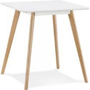 Kleine eettafel GENIUS 80x80x75 cm Wit