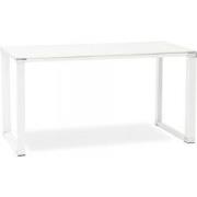 Klein recht bureau XLINE design 140x70x73 cm Wit
