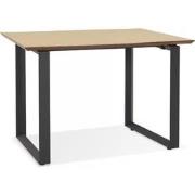 Rechter directiebureau GIMINI 130x70x755 cm Beige