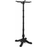CABARET tafelpoot rustieke stijl 52x52x108 cm Zwart