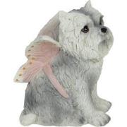 Clayre & Eef Beeld Hond 11x10x13 cm Grijs Polyresin Woonaccessoires