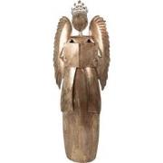 Clayre & Eef Kerstdecoratie Engel 62x25x169 cm Goudkleurig IJzer