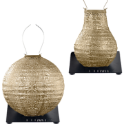 Lumiz Solar Buitenlampionnen Monterosso Set - Bulb lampion - Rond lamp...