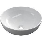 Keramische ronde opbouw waskom Bola Fino ?32cm wit