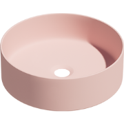 Keramische ronde opbouw waskom Cylindrico ?36cm roze