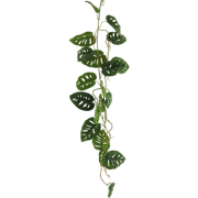 Philo split leaf garland green 120cm