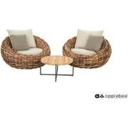 Apple Bee Cocoon -  Balkonset  Bouclé Cream