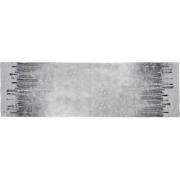 Clayre & Eef Tafelloper  41x140 cm Grijs Polyester Boom Tafelkleed