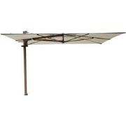 Madison Braga zweefparasol 355x300 cm - mellow champagne olefin - teak...