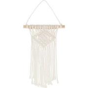 QUVIO Wandkleed macrame - Katoen - Beige