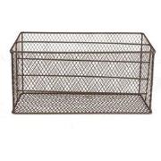 Clayre & Eef Brievenhouder  33x12x15/17 cm Bruin Ijzer Rechthoek Postb...
