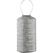 LUMIZ Solar tuinverlichting Occult Cylinder - 18 cm - Zilver