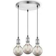 Home sweet home hanglamp Vintage 3L Globe g125 - smoke