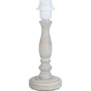 Clayre & Eef Lampenvoet   Ø 16x28 cm  Bruin Hout Rond Lampvoet