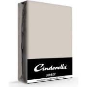 Cinderella Jersey Hoeslaken Taupe-120 x 200 cm