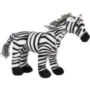 Clayre & Eef Deurstopper Zebra 37x13x30 cm Zwart Wit Polyester Deurkle...