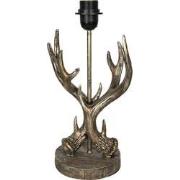 Clayre & Eef Lampenvoet  Gewei 30x30x49 cm  Bruin Polyresin Lampvoet