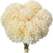 Clayre & Eef Kunstbloem 32 cm Wit Kunststof