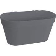 Loft urban green wall duo 28 bloempot antraciet buiten & balkon dia. 2...