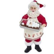Santa & Tray of Santa Face Cake 10.5 Inch