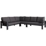 Benton Hoek Loungebank - Antraciet