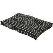 Palletkussen Zit 80x120 cm Zwart en Wit