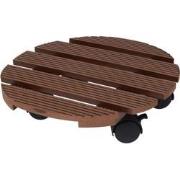 Plantentrolley dia 29 cm bruin