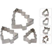 Cookie Cutter Set 3Pcs 4ass