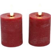 Ledkaars Lyon ro 5x5x9 cm rood s2