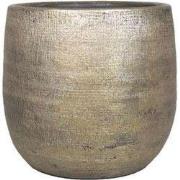 Pot mira d18h16 cm industrieel goud