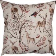 Clayre & Eef Kussenhoes 45x45 cm Beige Polyester Herten